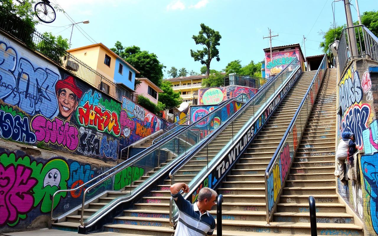 Comuna 13 Medellín: tour de graffiti, escaleras eléctricas y transformación social